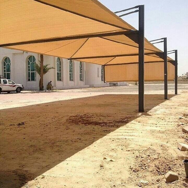 مظلات PVC في تبوك بتصاميم حديثة.