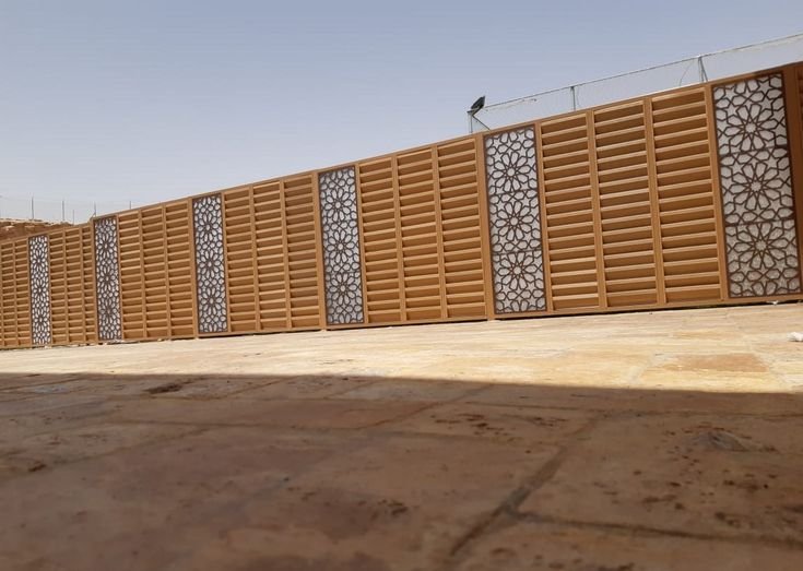 تصميم سواتر حديثة للفلل في تبوك.
